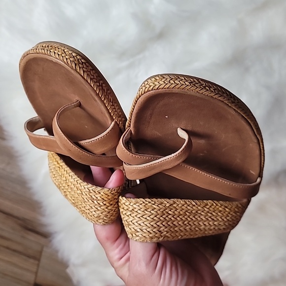 Stuart Weitzman MARIELLA Sandals 10 Women’s Brown Leather - Picture 6 of 9